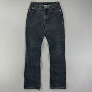 VTG GUESS Jeans Bootcut Womens 27S Black Denim 90s‎ Fade Country Western Rodeo